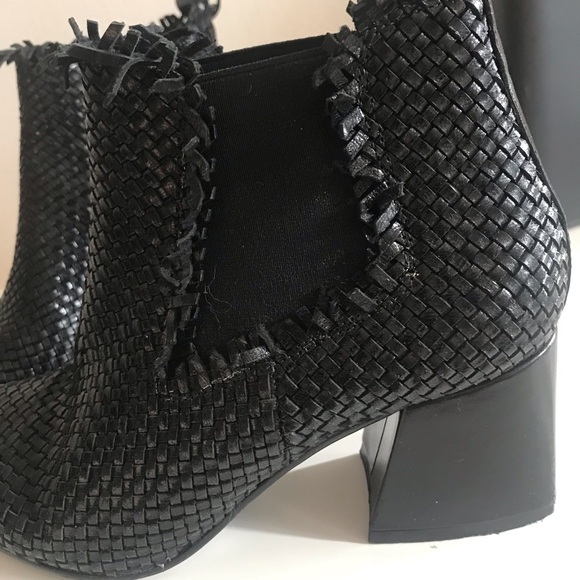 Pons Quintana womens ankle booties with fringe - Picture 3 of 8